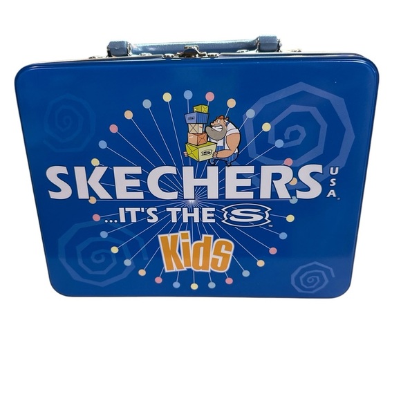 Skechers It’s The Kids Boys Blue Lunchbox New Condition - Picture 2 of 6